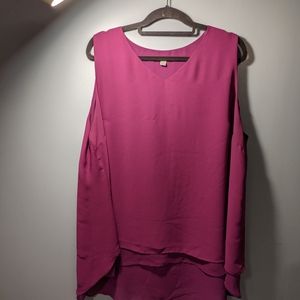 Fuscia blouse